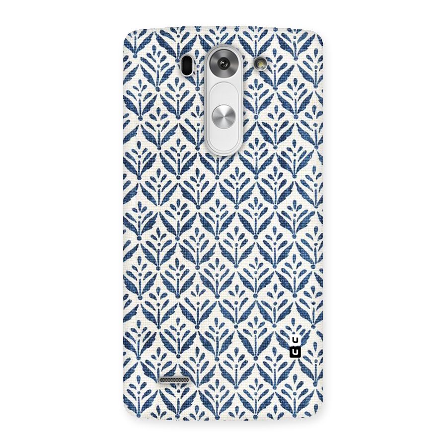 Blue Leaf Back Case for LG G3 Mini