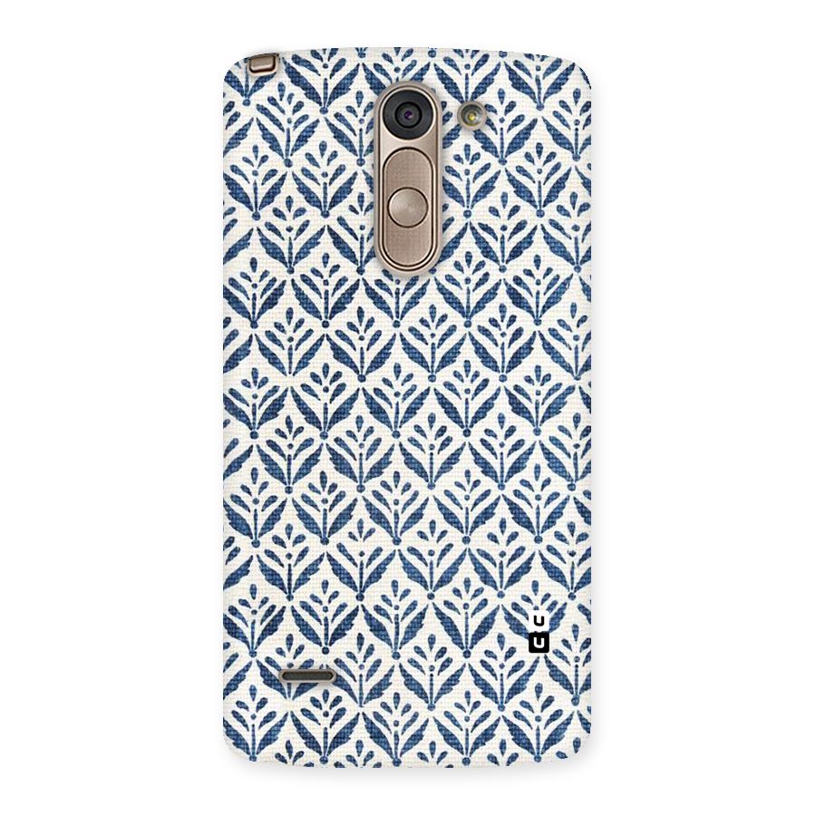 Blue Leaf Back Case for LG G3 Stylus