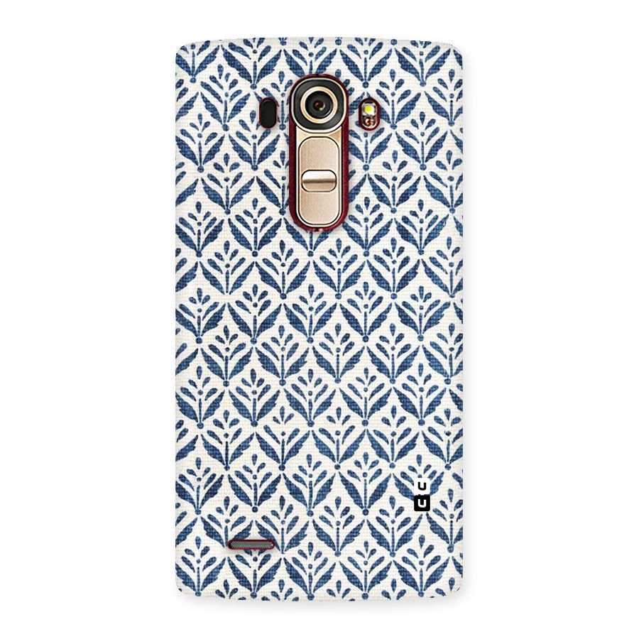 Blue Leaf Back Case for LG G4