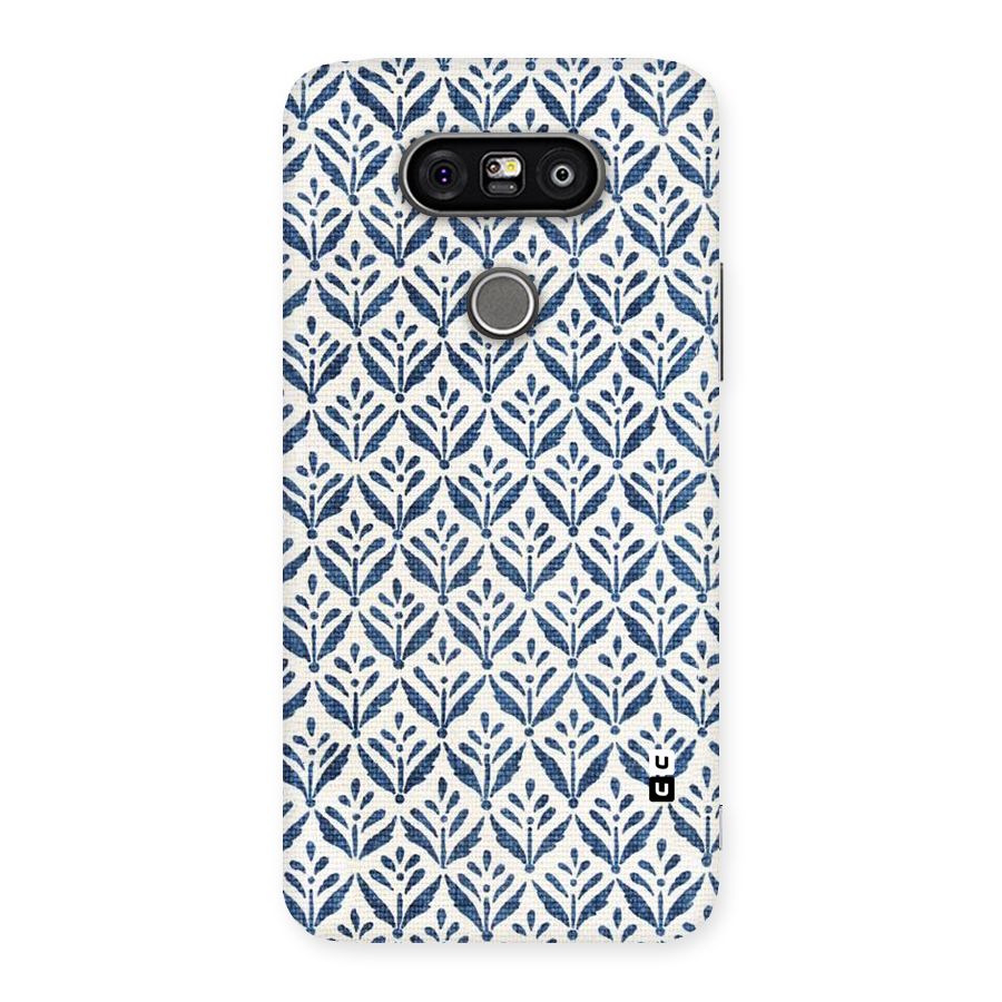Blue Leaf Back Case for LG G5