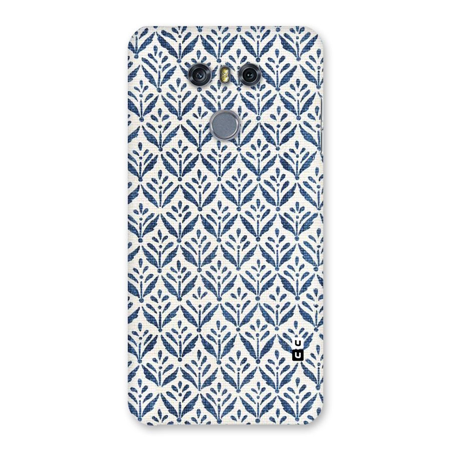Blue Leaf Back Case for LG G6