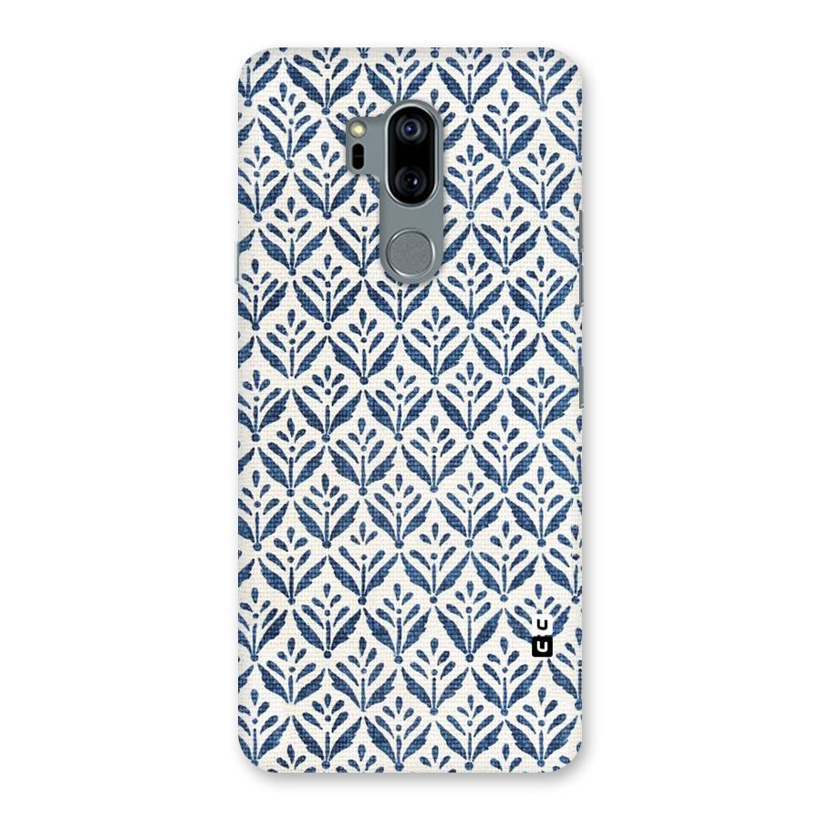 Blue Leaf Back Case for LG G7