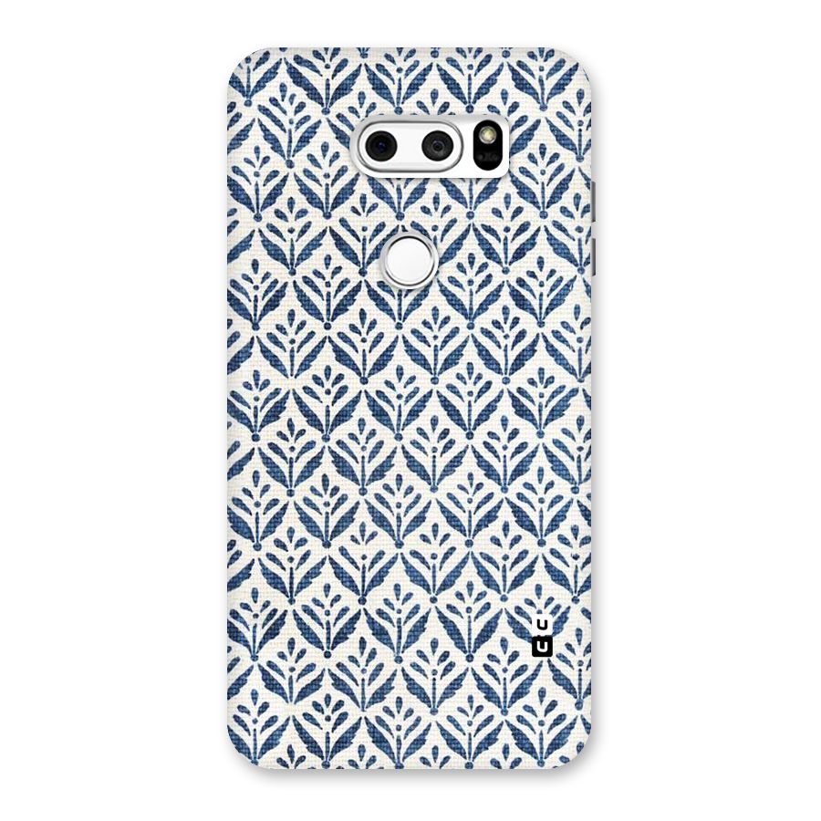 Blue Leaf Back Case for LG V30
