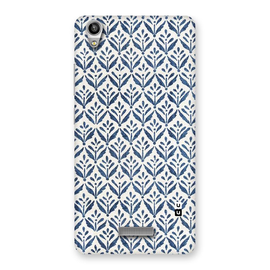 Blue Leaf Back Case for Lava-Pixel-V1