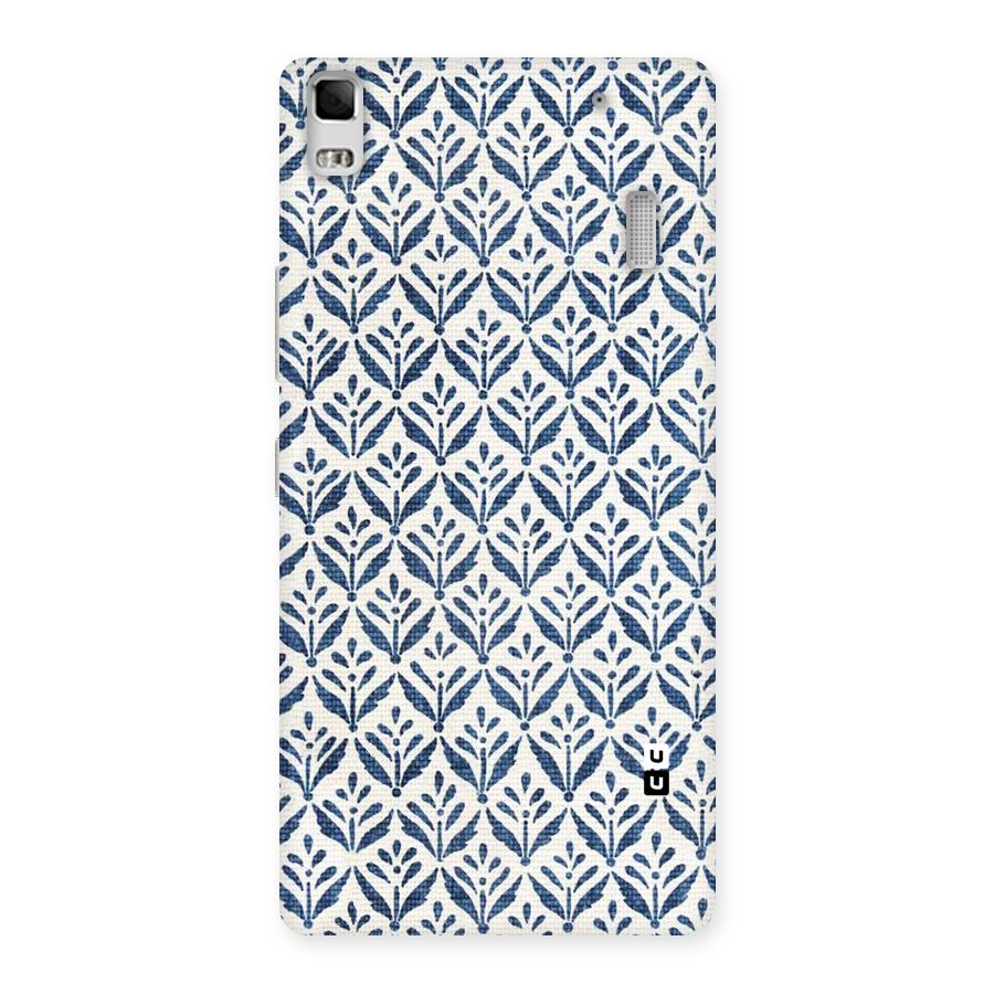 Blue Leaf Back Case for Lenovo K3 Note