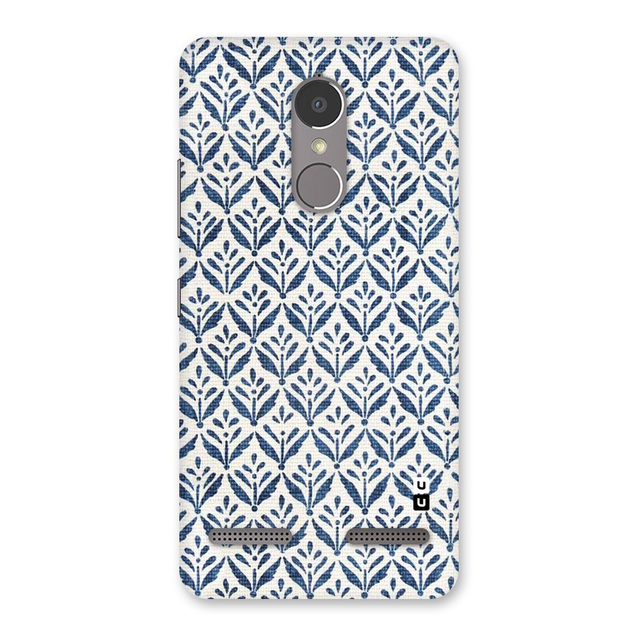 Blue Leaf Back Case for Lenovo K6