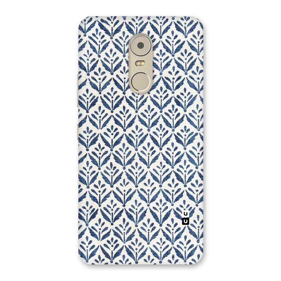 Blue Leaf Back Case for Lenovo K6 Note