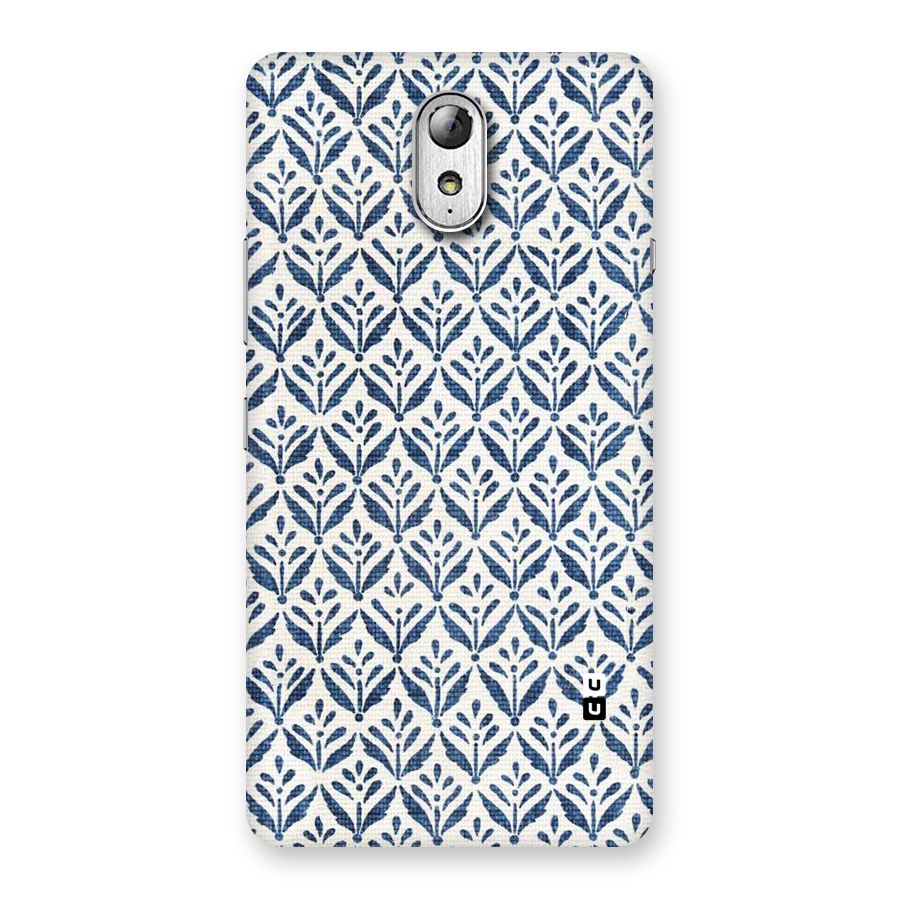 Blue Leaf Back Case for Lenovo Vibe P1M