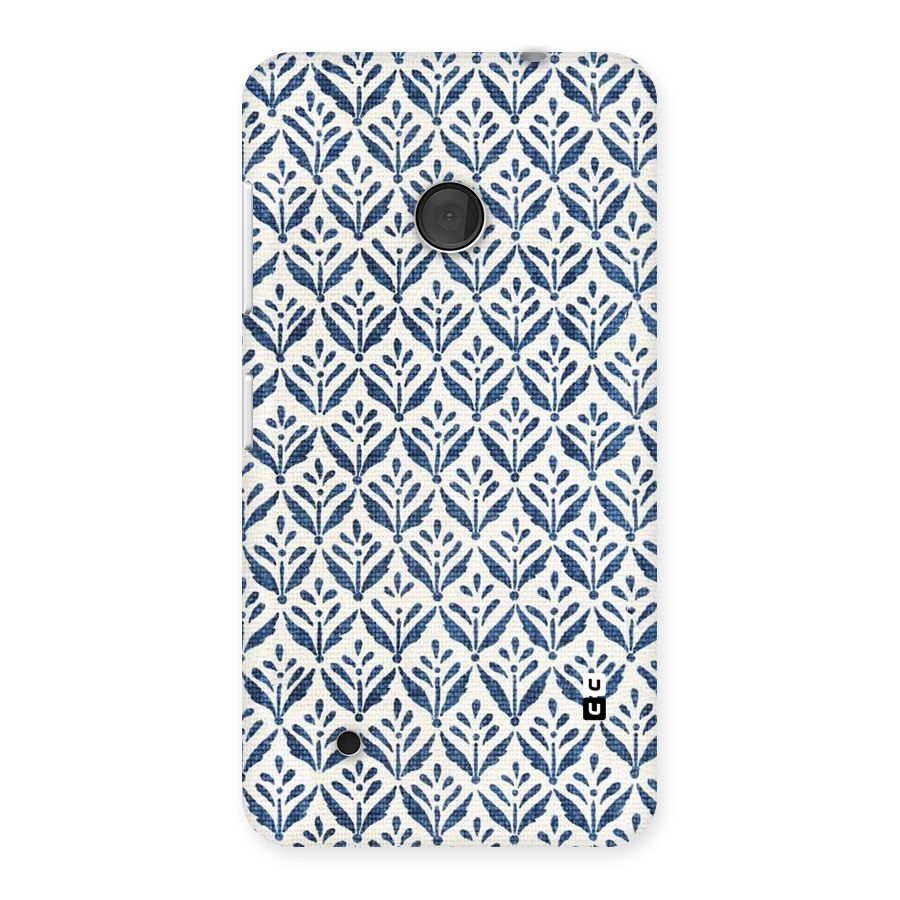 Blue Leaf Back Case for Lumia 530