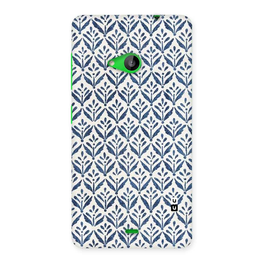 Blue Leaf Back Case for Lumia 535