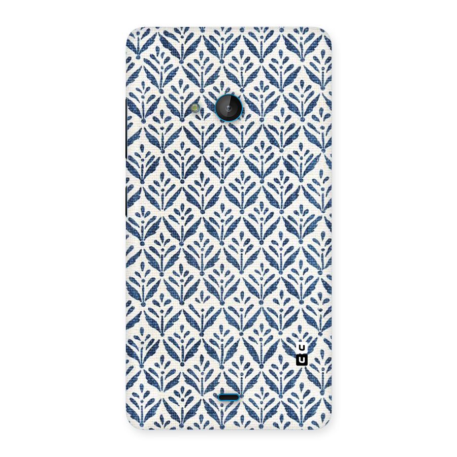 Blue Leaf Back Case for Lumia 540