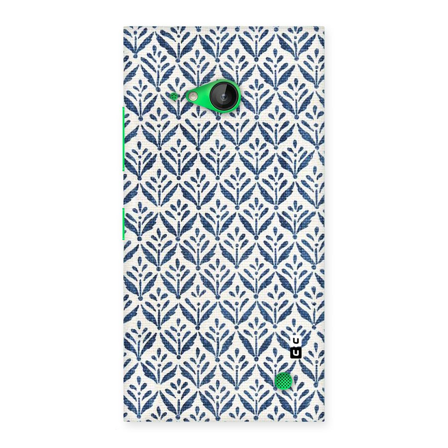 Blue Leaf Back Case for Lumia 730