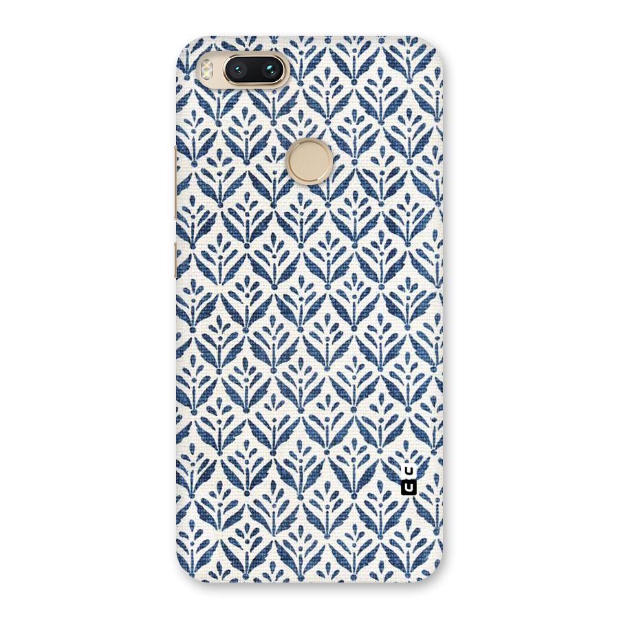 Blue Leaf Back Case for Mi A1