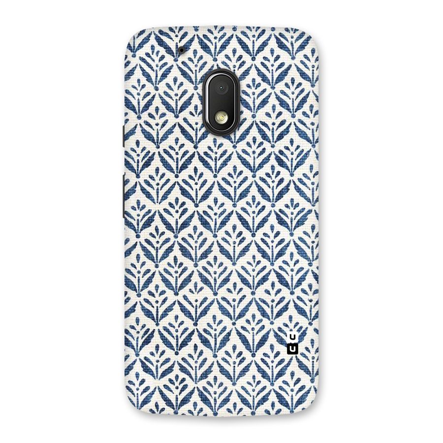 Blue Leaf Back Case for Moto G4 Play