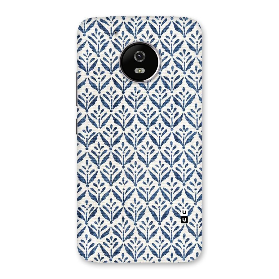 Blue Leaf Back Case for Moto G5