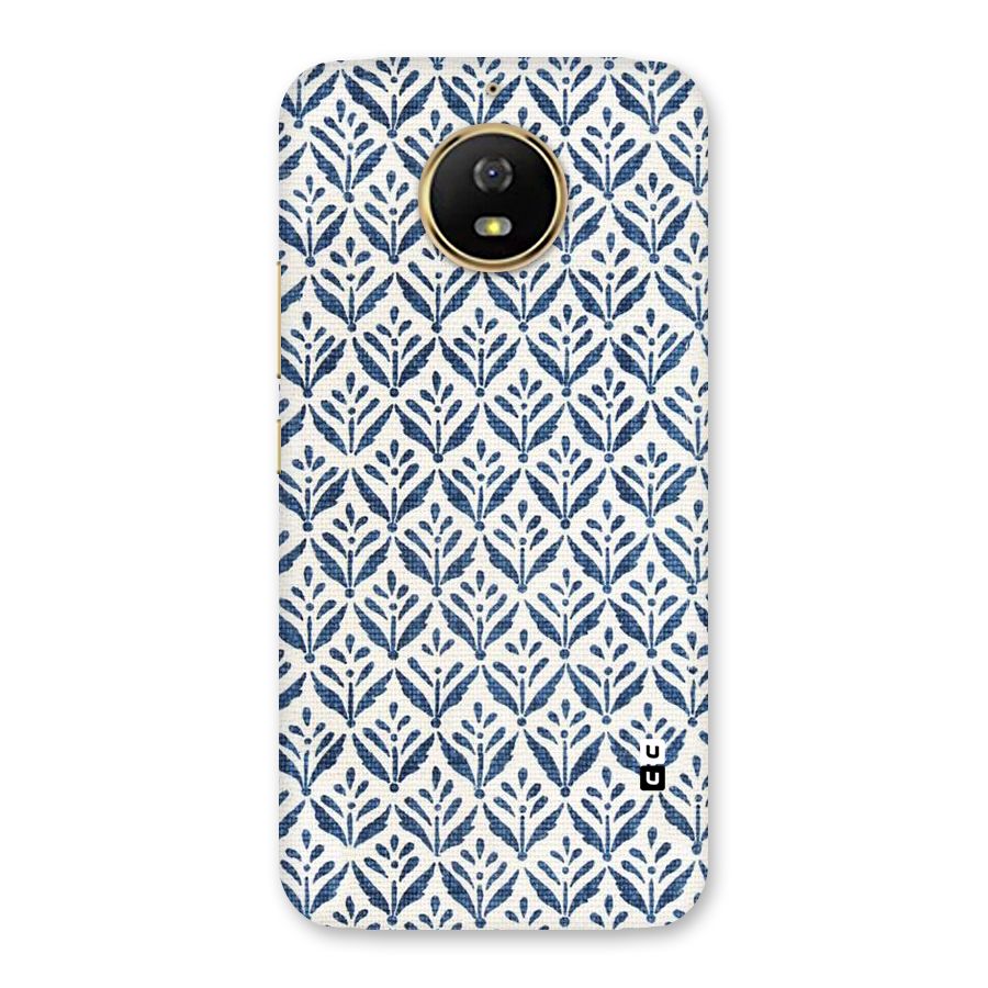 Blue Leaf Back Case for Moto G5s