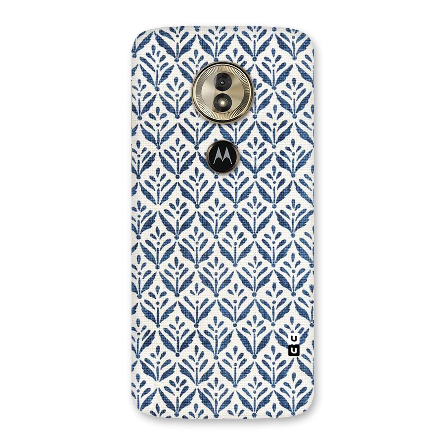 Blue Leaf Back Case for Moto G6 Play