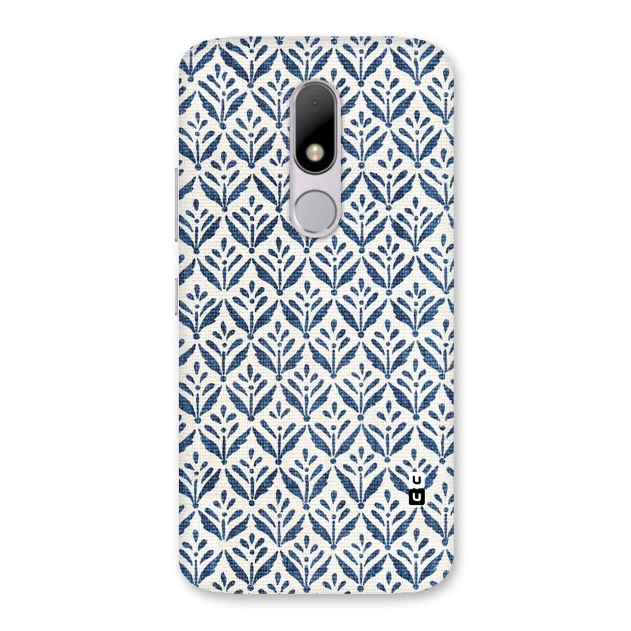 Blue Leaf Back Case for Moto M