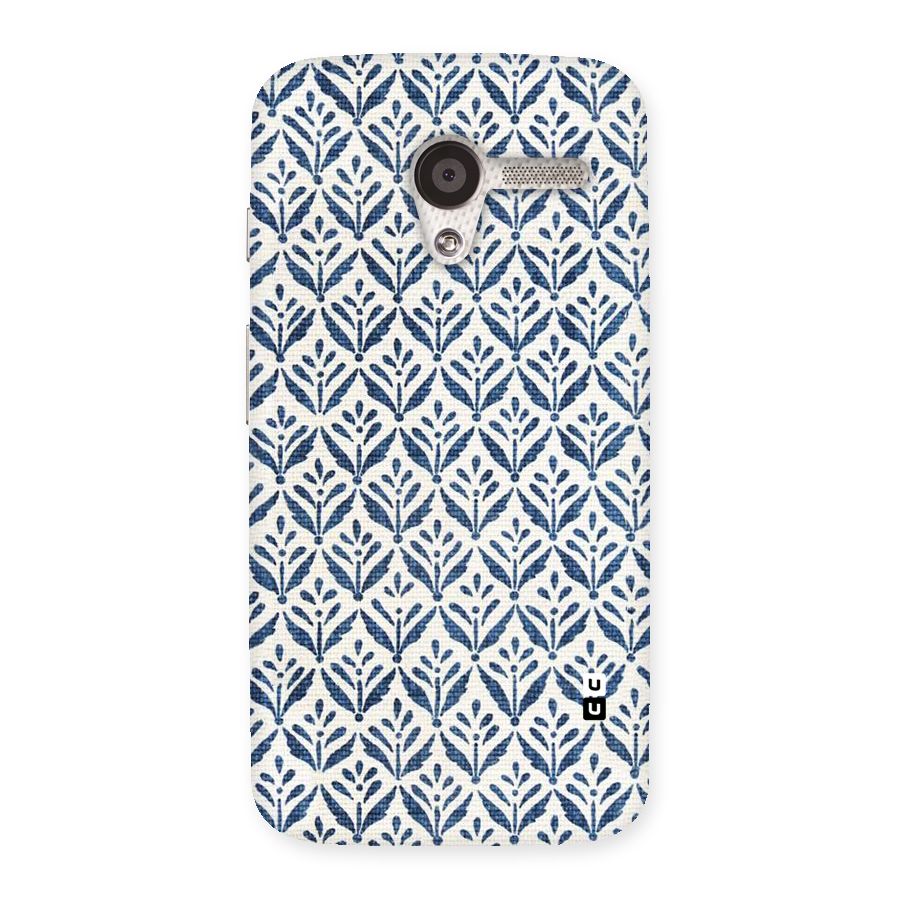 Blue Leaf Back Case for Moto X