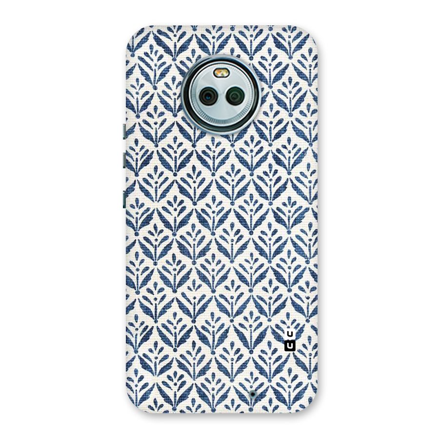 Blue Leaf Back Case for Moto X4
