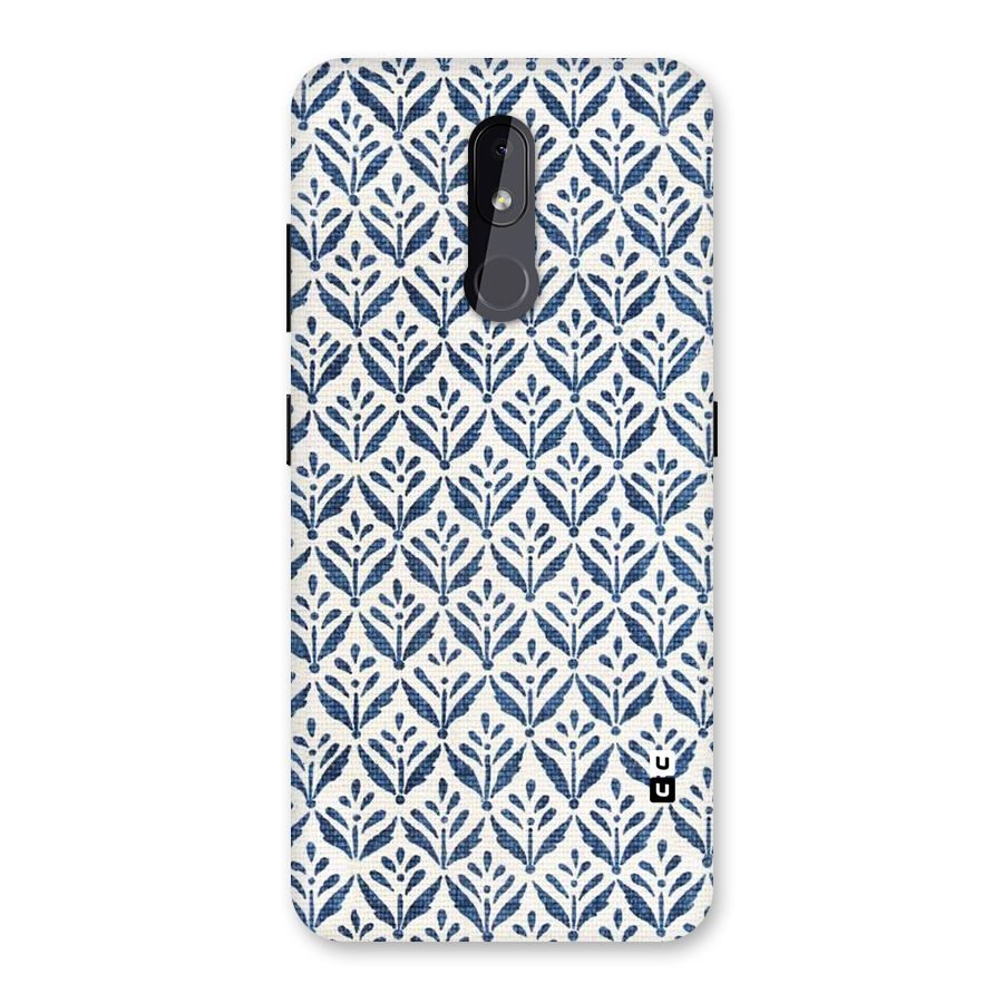 Blue Leaf Back Case for Nokia 3.2