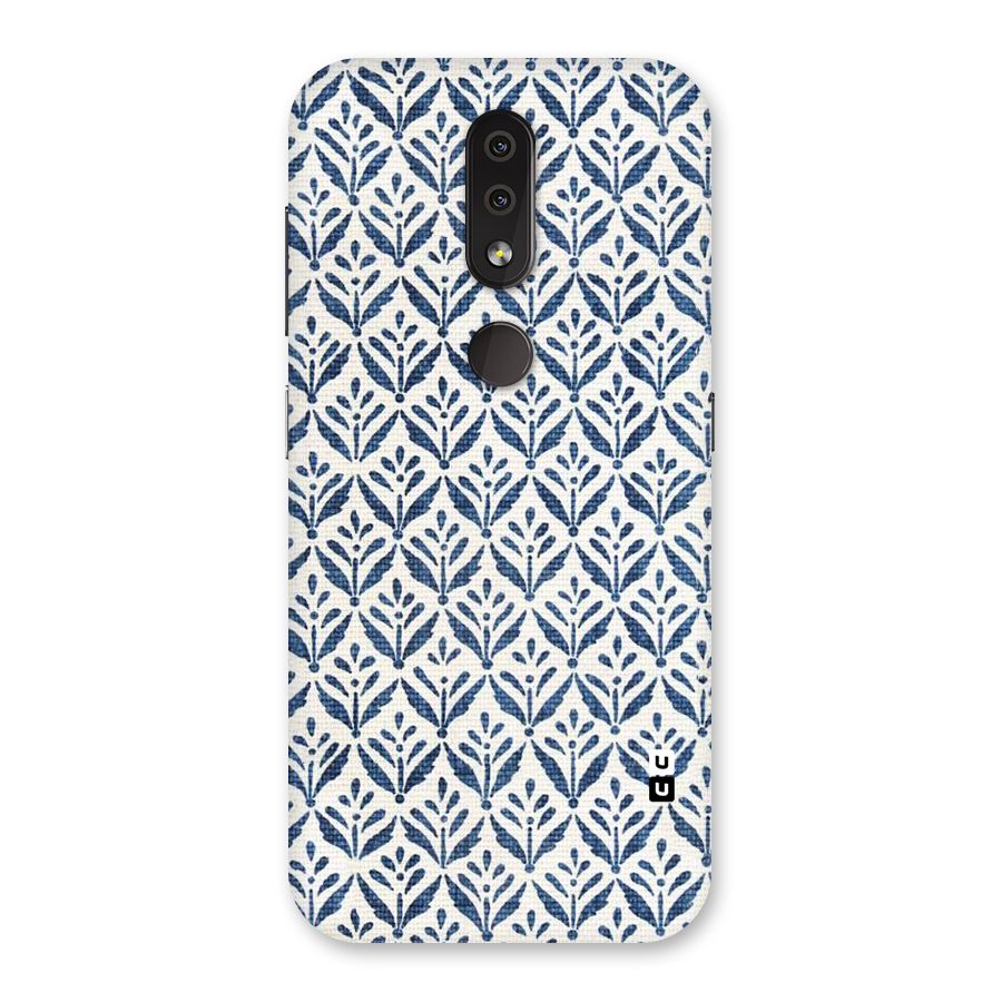Blue Leaf Back Case for Nokia 4.2