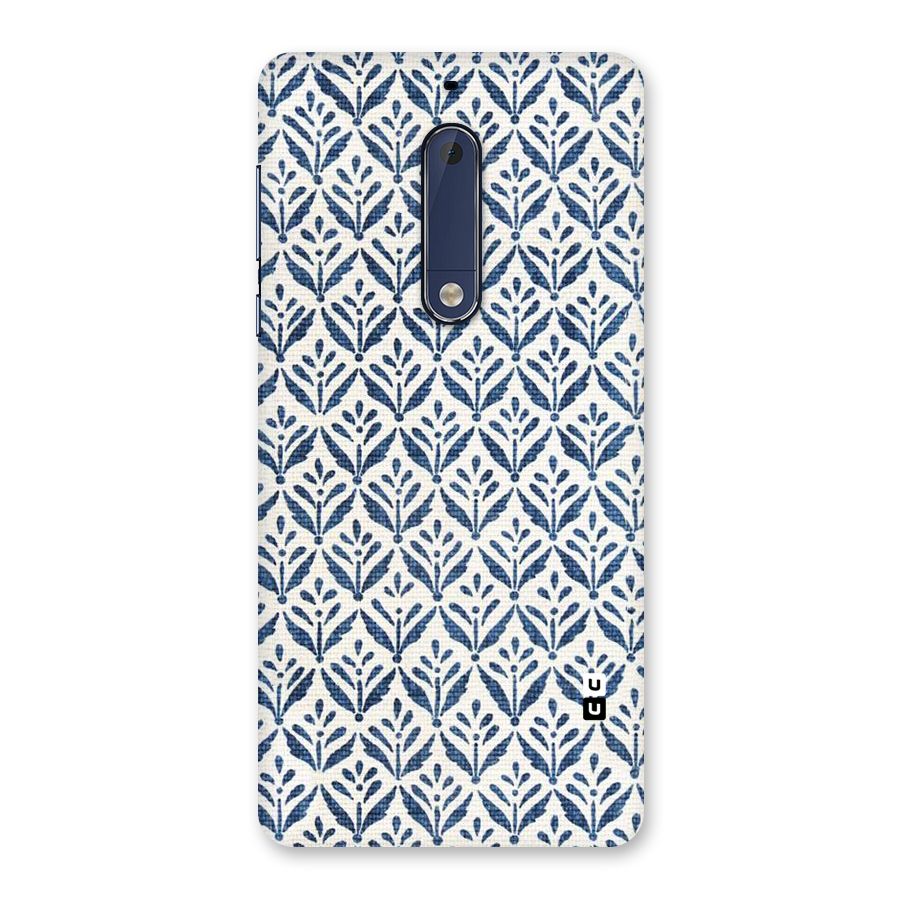 Blue Leaf Back Case for Nokia 5