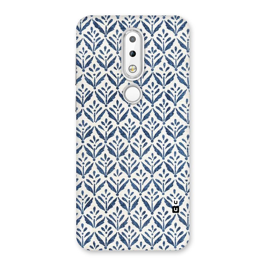 Blue Leaf Back Case for Nokia 6.1 Plus