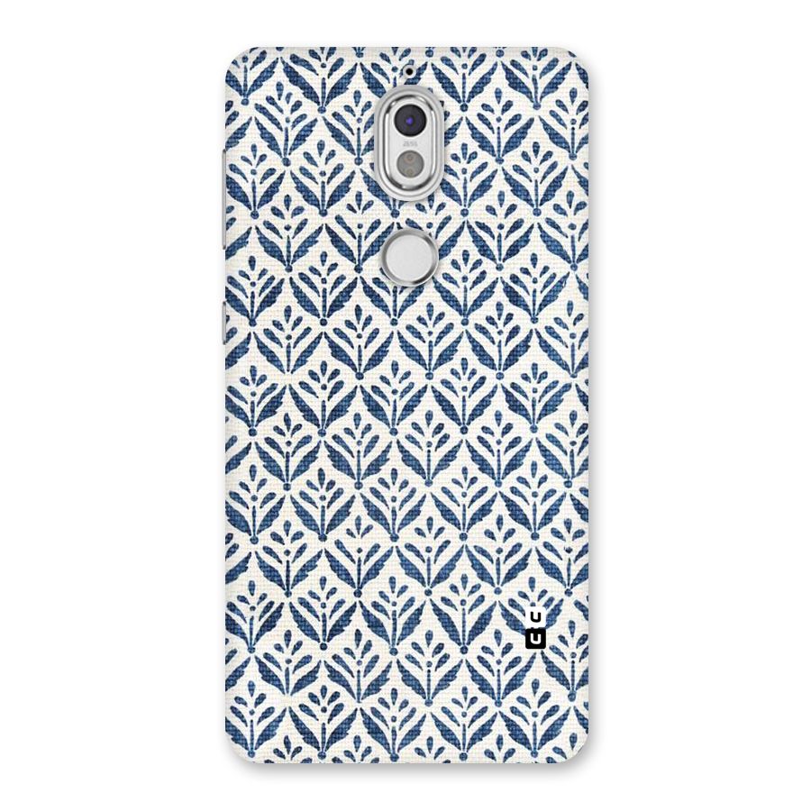 Blue Leaf Back Case for Nokia 7