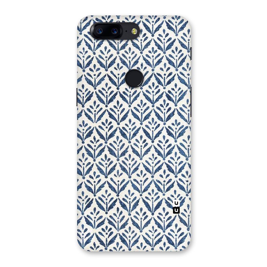 Blue Leaf Back Case for OnePlus 5T
