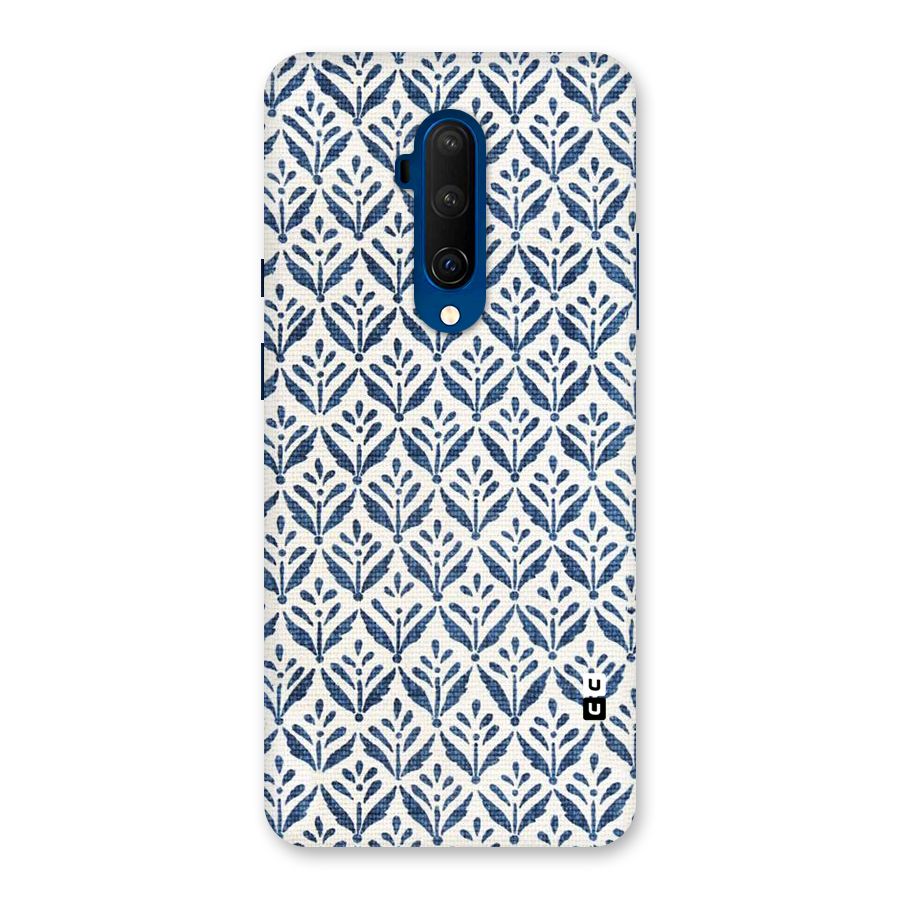 Blue Leaf Back Case for OnePlus 7T Pro