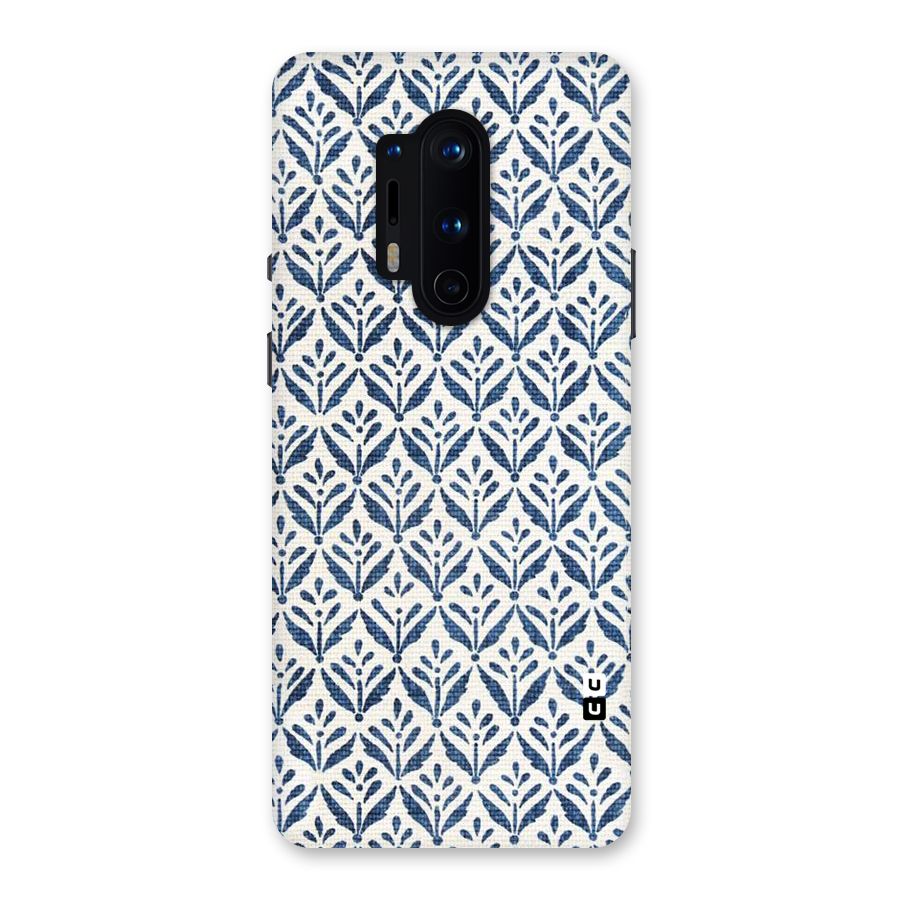 Blue Leaf Back Case for OnePlus 8 Pro