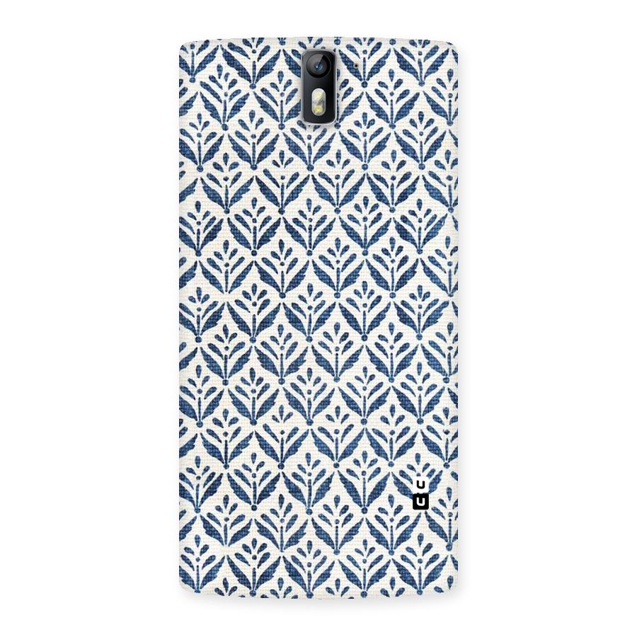 Blue Leaf Back Case for One Plus One