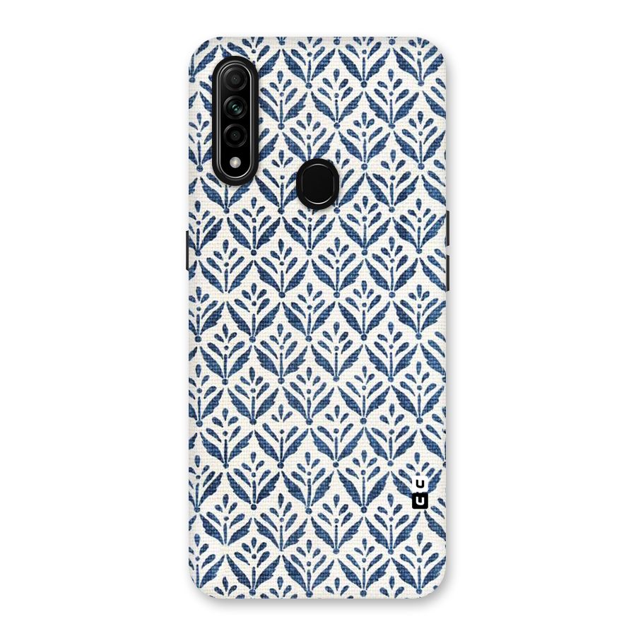 Blue Leaf Back Case for Oppo A31