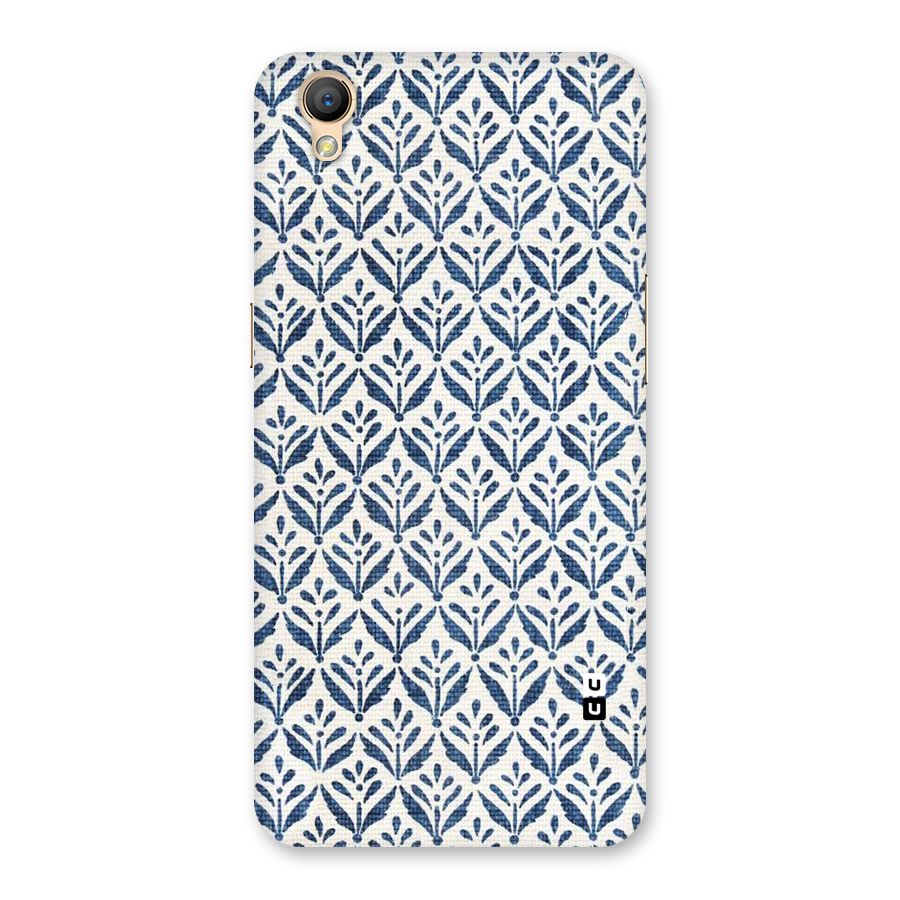 Blue Leaf Back Case for Oppo A37