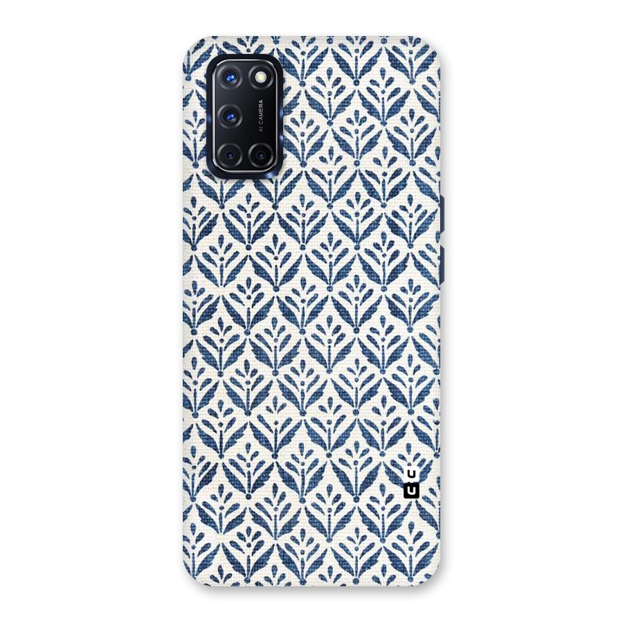 Blue Leaf Back Case for Oppo A52