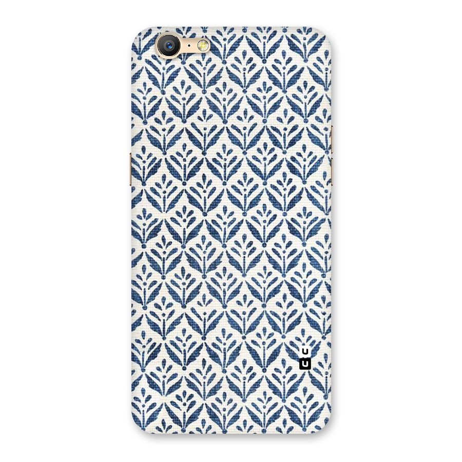 Blue Leaf Back Case for Oppo A57