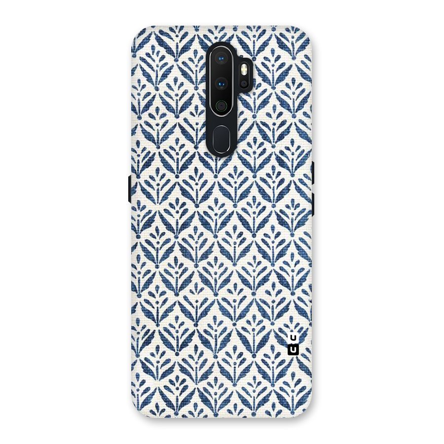 Blue Leaf Back Case for Oppo A5 (2020)