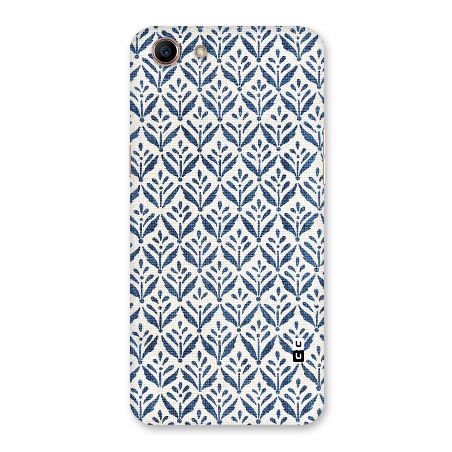 Blue Leaf Back Case for Oppo A83 (2018)