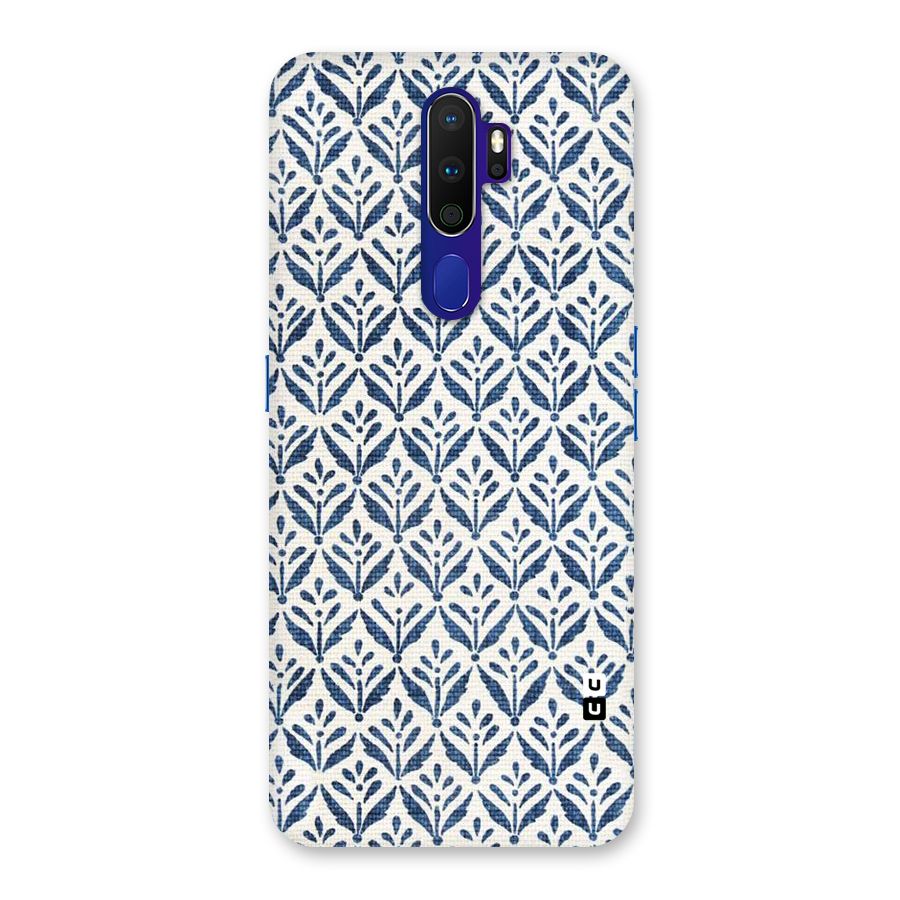 Blue Leaf Back Case for Oppo A9 (2020)