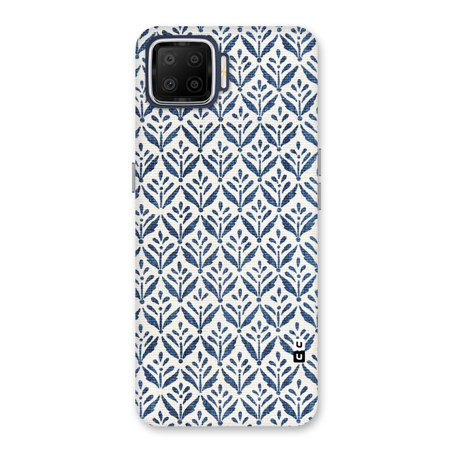 Blue Leaf Back Case for Oppo F17