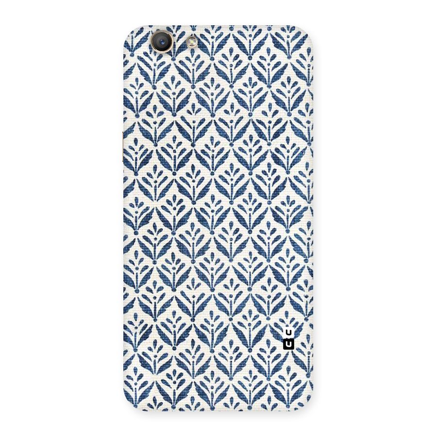 Blue Leaf Back Case for Oppo F1s