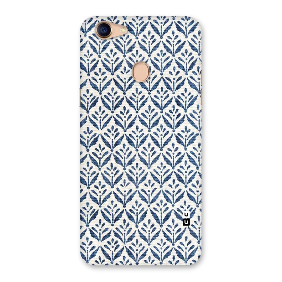 Blue Leaf Back Case for Oppo F5