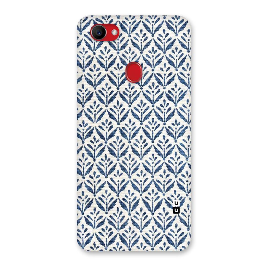 Blue Leaf Back Case for Oppo F7