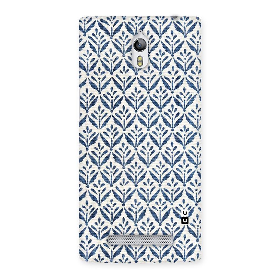 Blue Leaf Back Case for Oppo Find 7