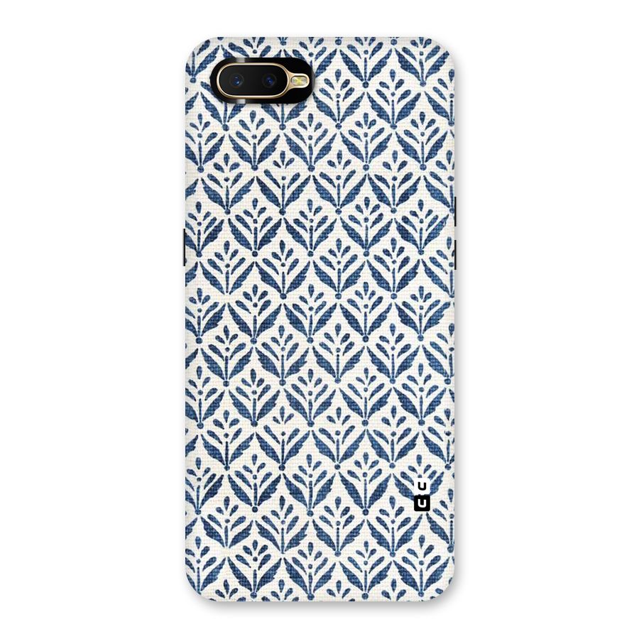 Blue Leaf Back Case for Oppo K1