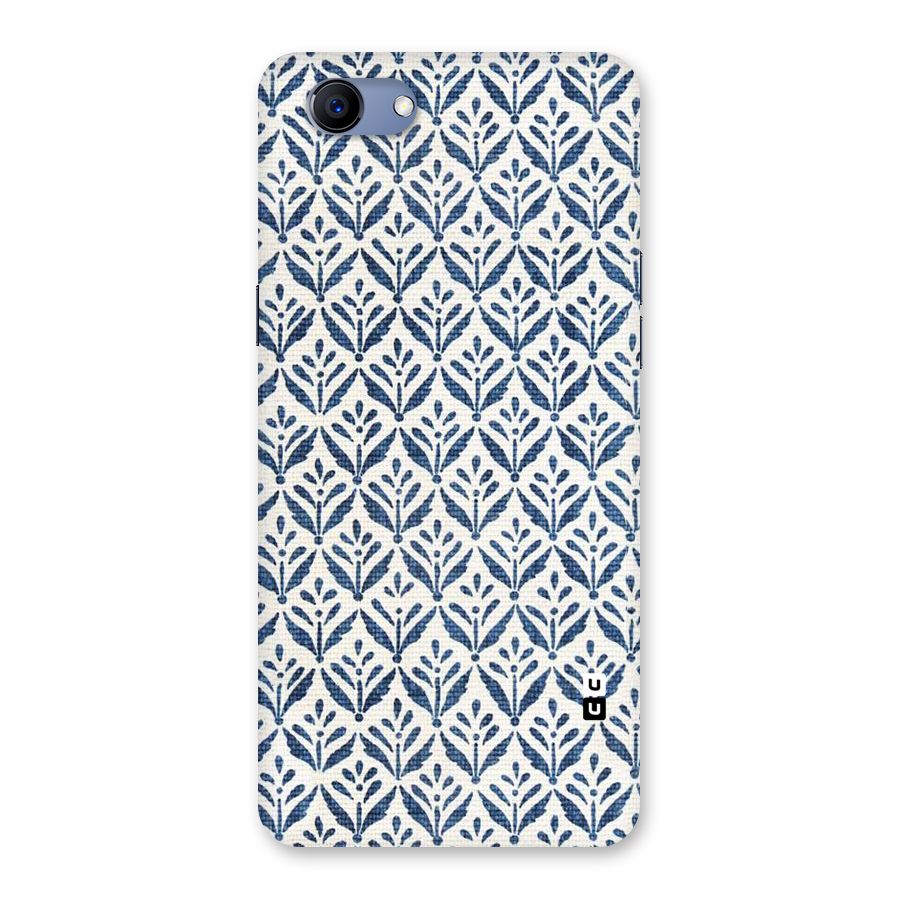 Blue Leaf Back Case for Oppo Realme 1