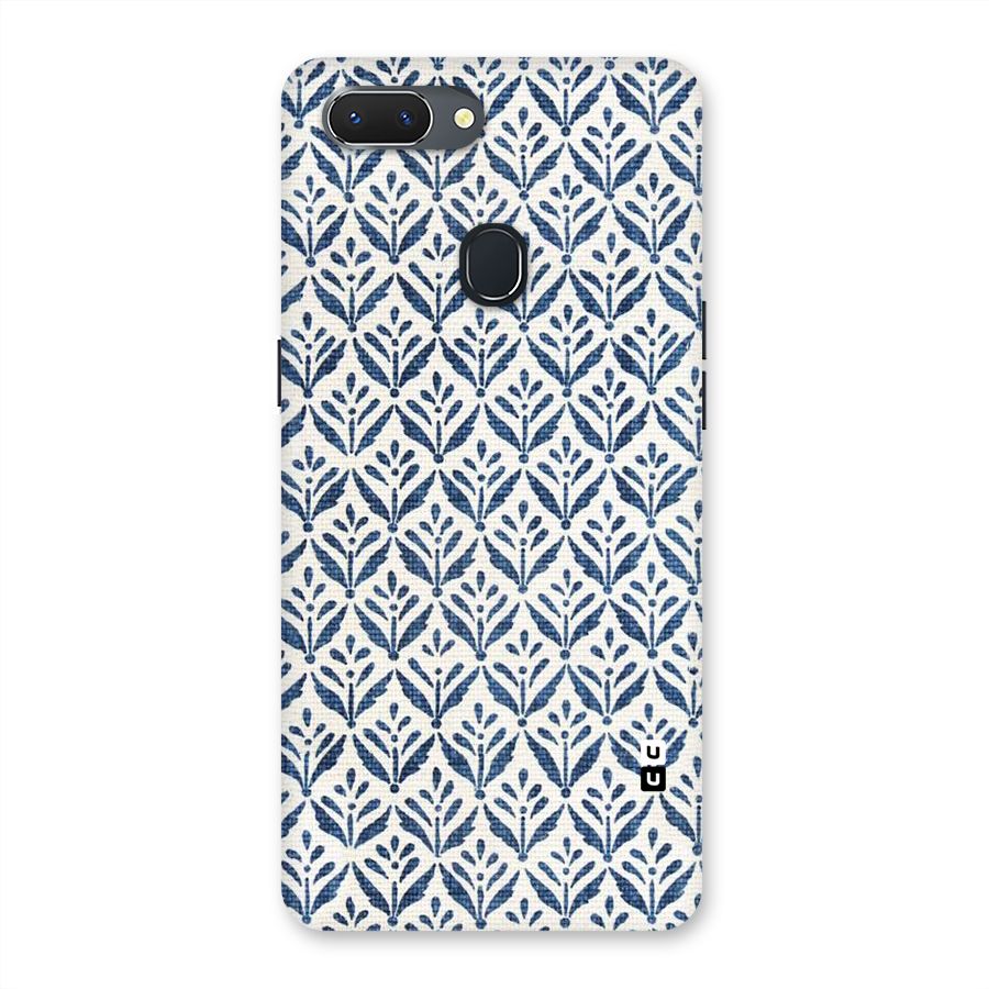 Blue Leaf Back Case for Oppo Realme 2