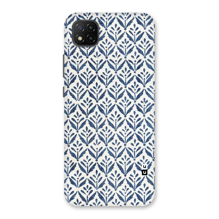 Blue Leaf Back Case for Poco C3
