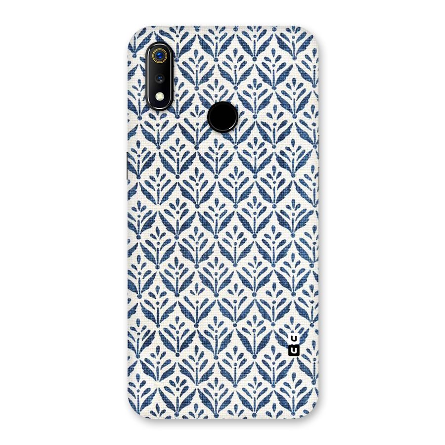 Blue Leaf Back Case for Realme 3